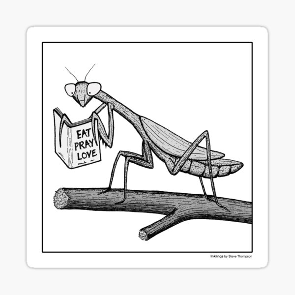 Item preview, Eat, pray, love designed and sold by Inklings cartoons.