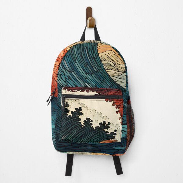 Item preview, Impresión multidimensional de olas oceánicas coloridas. designed and sold by dcrc.
