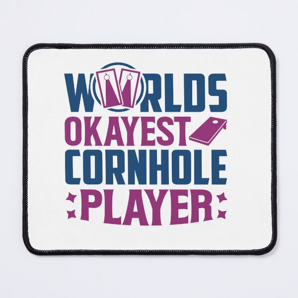Item preview, Worlds Okayest Cornhole Player, Cornhole Player, Dummy Boards, Sack Toss Game designed and sold by behindthefacts.