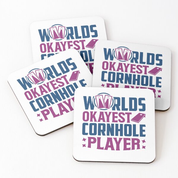 Item preview, Worlds Okayest Cornhole Player, Cornhole Player, Dummy Boards, Sack Toss Game designed and sold by behindthefacts.