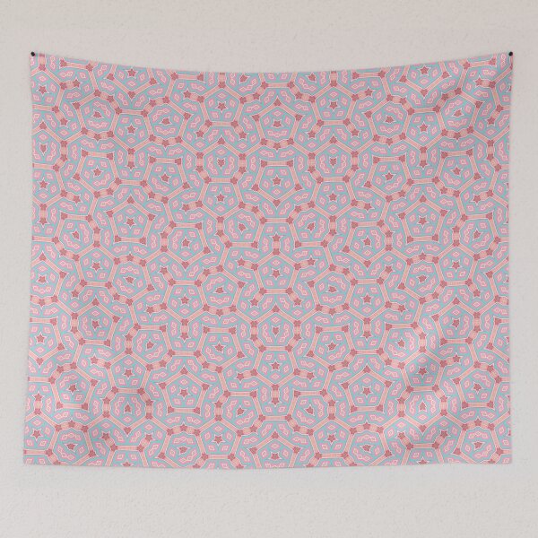 Item preview, Unique and Stylish Geometric Floral Art designed and sold by purrfect pattern.