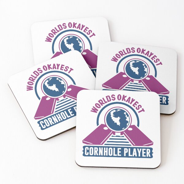 Item preview, Worlds Okayest Cornhole Player, Cornhole Player, Dummy Boards, Sack Toss Game designed and sold by behindthefacts.