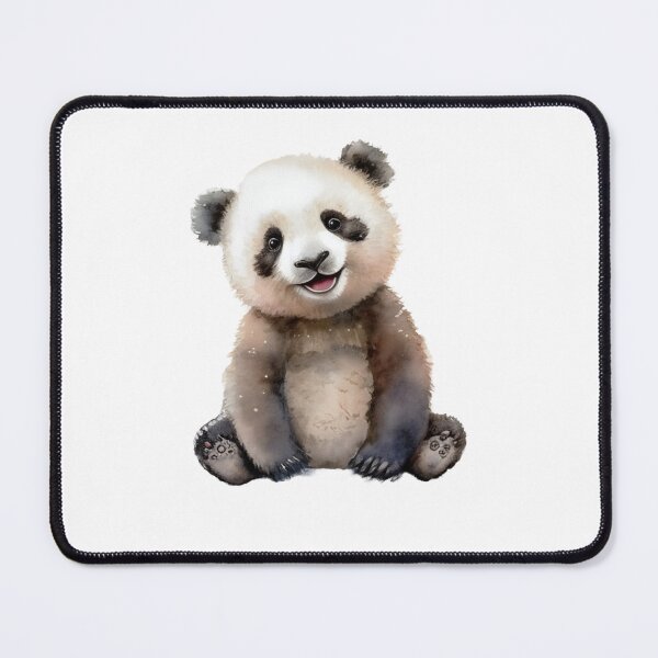Item preview, Lindo retrato de acuarela de panda designed and sold by Naturartprints.
