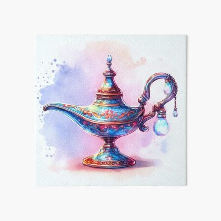 Genie Aladdin Art Board Print by mouad1410