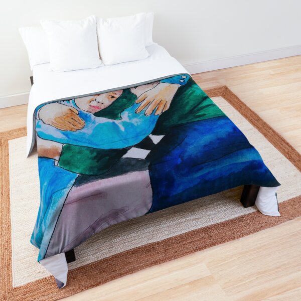 Stranger Things Tradional Art Watercolour Print Comforter