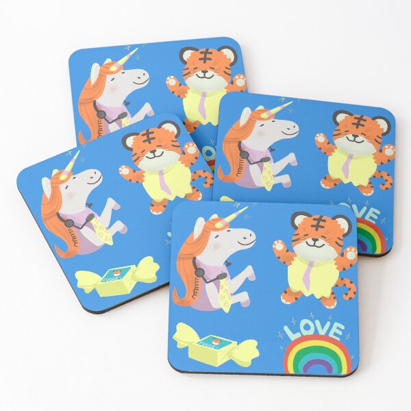 Item preview, Terrence the Tiger & Lawrence the Unicorn  designed and sold by doodledate.