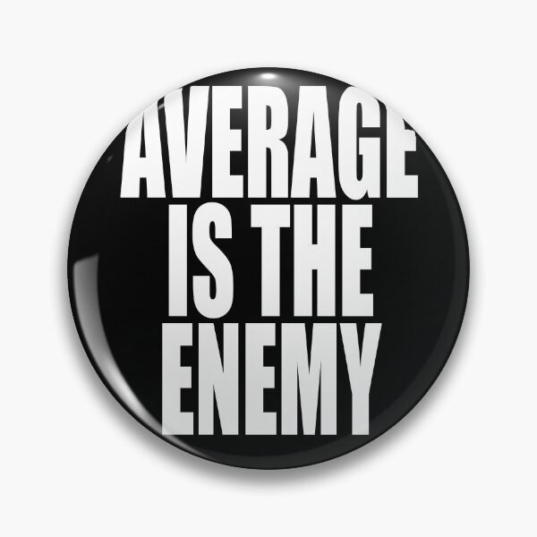Item preview, Average Is The Enemy Training Workout Running Fitness designed and sold by EDcreations.
