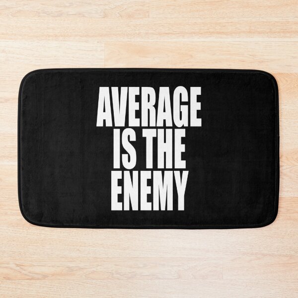 Item preview, Average Is The Enemy Training Workout Running Fitness designed and sold by EDcreations.