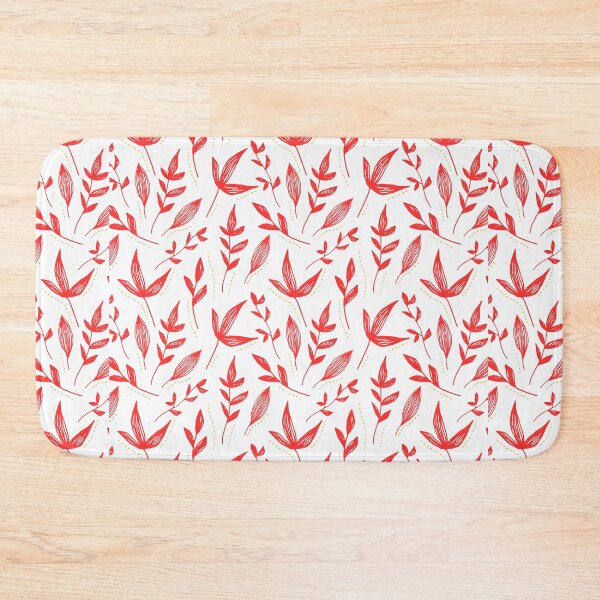 Item preview, Minimalist nature | red leaves Pattern  designed and sold by CircinusStore.
