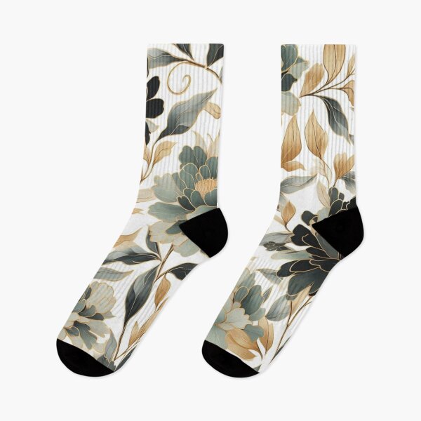 Artikelvorschau, Black Floral Pattern entworfen und verkauft von tipitoes.