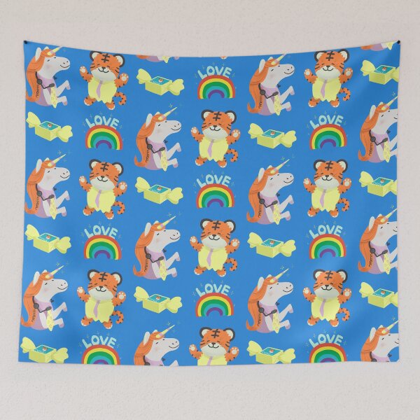 Item preview, Terrence the Tiger & Lawrence the Unicorn  designed and sold by doodledate.
