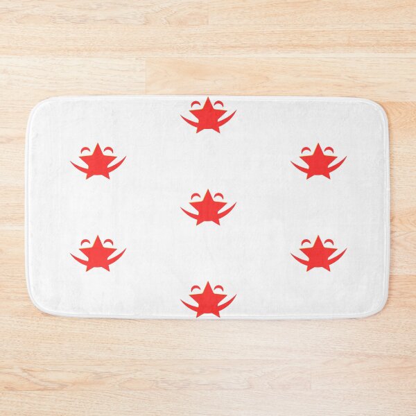 Item preview, Red star with smiley  designed and sold by MagicMaker1984.
