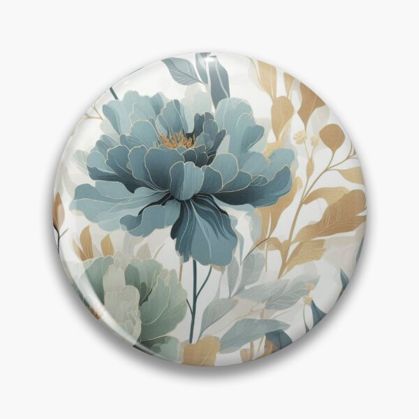 Artikelvorschau, Blue floral design entworfen und verkauft von tipitoes.