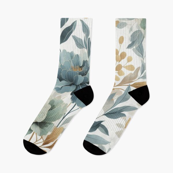 Artikelvorschau, Blue floral design entworfen und verkauft von tipitoes.