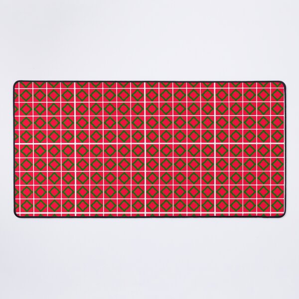 Item preview, Red Green Squares Geometric Lines Abstract designed and sold by Bojana92.