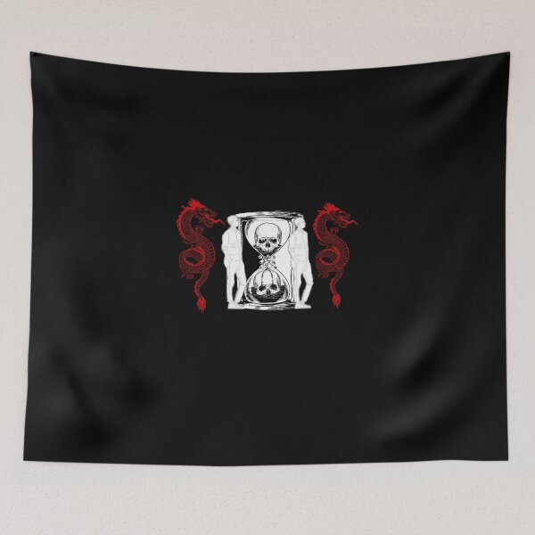 Item preview, Skulls and Dragons Clock designed and sold by Riyadkh.