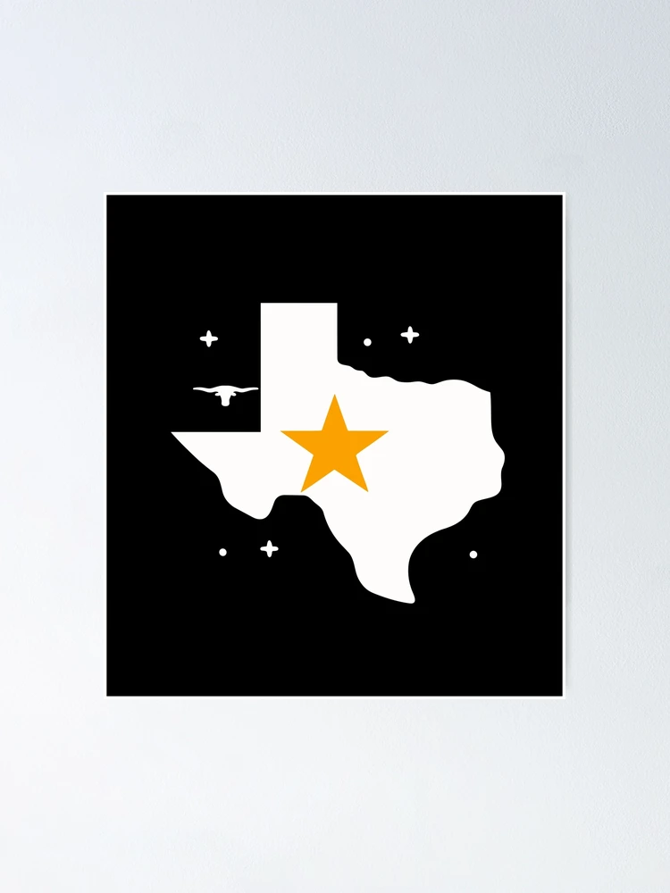 Thumbnail 1 of 3, Poster, Texas Map designed and sold by Pattern-Parade.