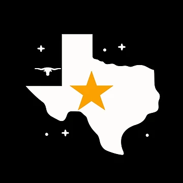Artwork thumbnail, Texas Map by Pattern-Parade