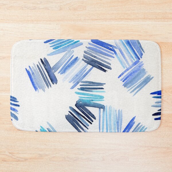 Item preview, blue stripes & squares designed and sold by kosarandrea.