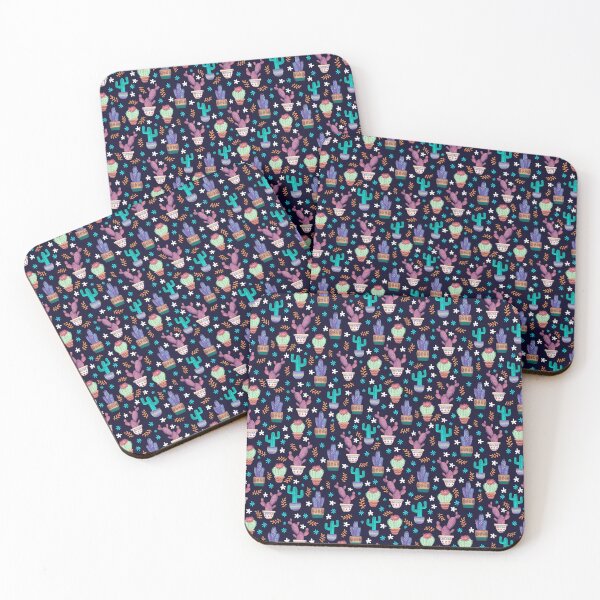 Item preview, colorful cactus designed and sold by Lilacoraldesgn.