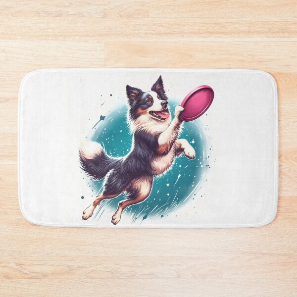 Item preview, Frisbee and Jumping Border Collie - Cute Graphic designed and sold by Nicefoxy.