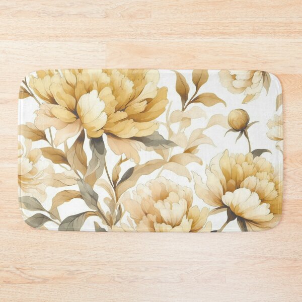 Artikelvorschau, Yellow Gold Peonies entworfen und verkauft von tipitoes.