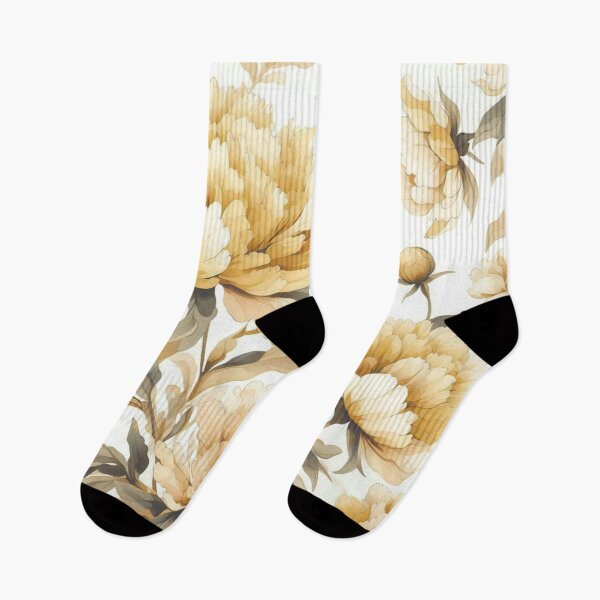 Artikelvorschau, Yellow Gold Peonies entworfen und verkauft von tipitoes.