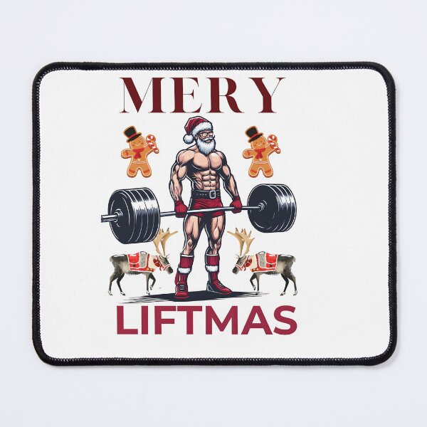 Item preview, Merry Liftmas - Fitness Lover Christmas Gift designed and sold by GalaxyGraffiti.