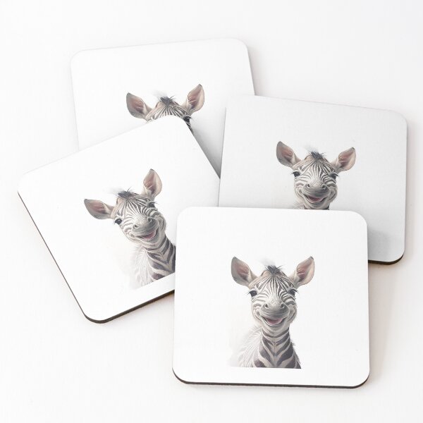 Item preview, Cute zebra watercolor portrait designed and sold by Naturartprints.