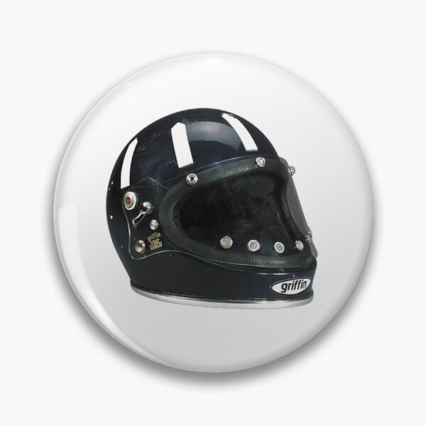 Item preview, Graham Hill crash helmet designed and sold by retropetrol.