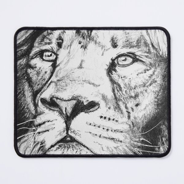 Item preview, Lion head, Traditional art print designed and sold by WildlingsArts.