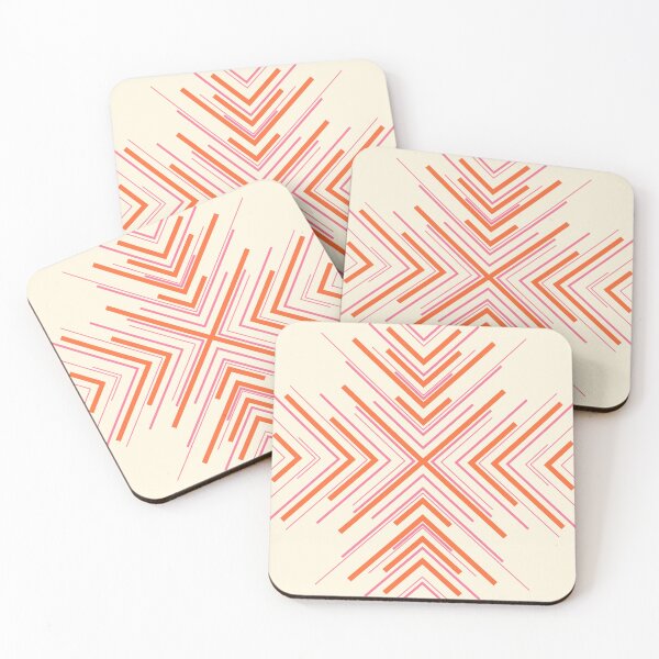 Item preview, Arrows in Pink, Orange and Cream designed and sold by LAEC-Shop.