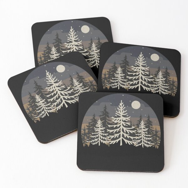 Item preview, Moonlit Evergreen Forest designed and sold by CraftedRealm.
