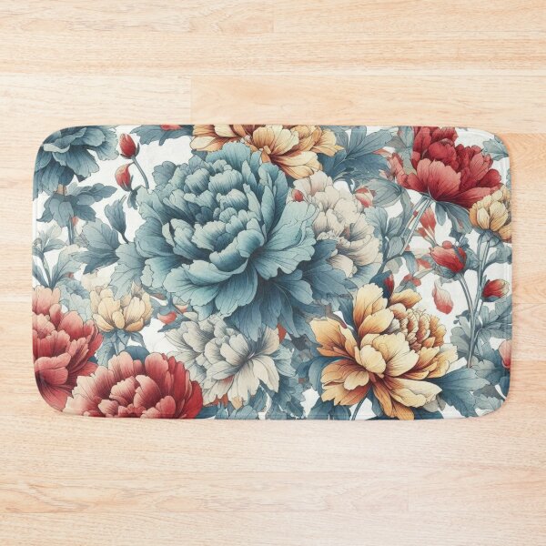 Artikelvorschau, Blue Floral entworfen und verkauft von tipitoes.