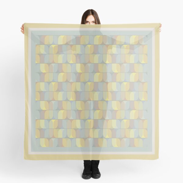 Apricity - Funky Geometric Leaves by Nina Capaldi Scarf