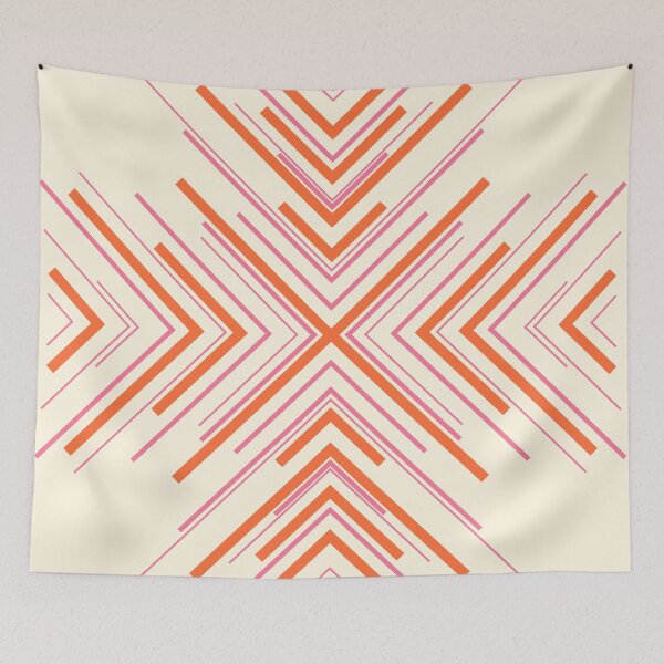 Item preview, Arrows in Pink, Orange and Cream designed and sold by LAEC-Shop.