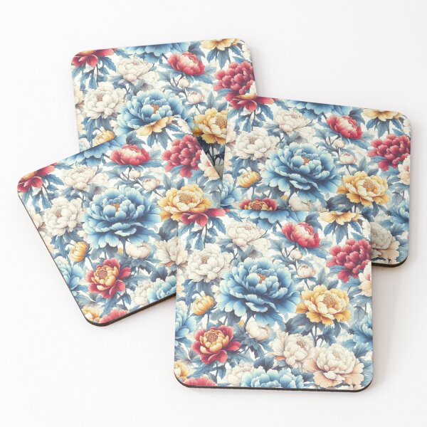 Item preview, Peonies Abstract designed and sold by tipitoes.