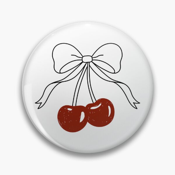 Item preview, Red cherries with bow. designed and sold by CoCoArt-Ua.