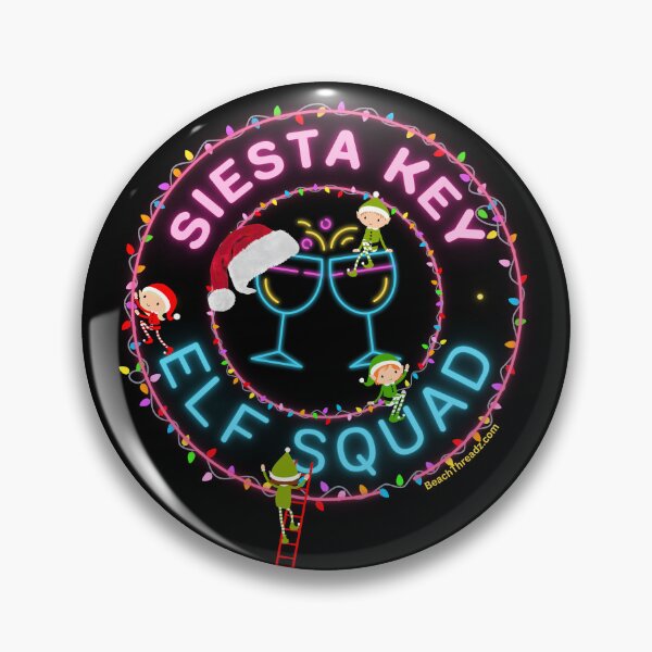 Item preview, Siesta Key Elf Squad Christmas Shirt designed and sold by BeachThreadz.