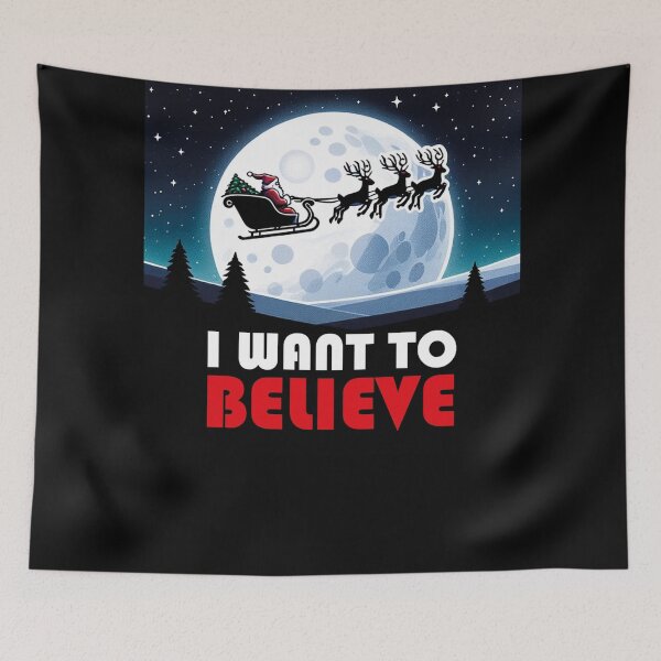 Item preview, I want to Believe - Santa Claus designed and sold by SRZT.