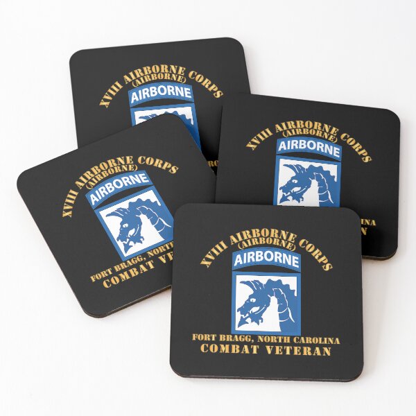 Item preview, Army - XVIII Airborne Corps  - FBNC - Combat Veteran X 300 designed and sold by Military Insignia Products.
