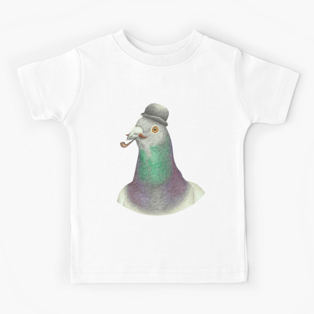 Lord Pigeon Kids T Shirt By Ppapelotijera Redbubble - pigeon shirt roblox