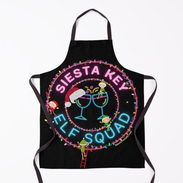 Item preview, Siesta Key Elf Squad Christmas Shirt designed and sold by BeachThreadz.