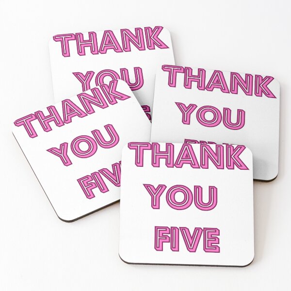 Item preview, Thank You Five Theatre Sticker designed and sold by OldasNew.