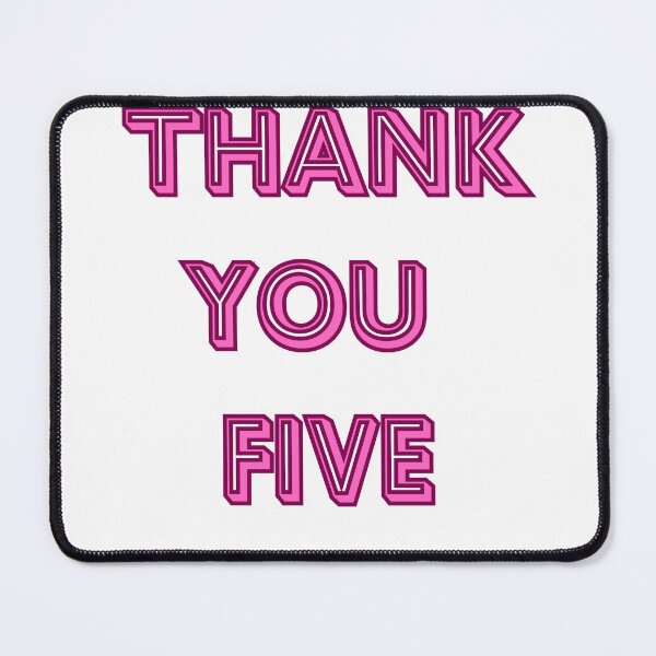 Item preview, Thank You Five Theatre Sticker designed and sold by OldasNew.