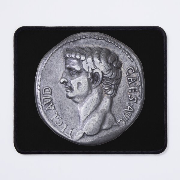 Item preview, Roman Emperor Claudius tetradrachm portrait, 41 AD designed and sold by OptimoPrincipi Roman Coins.