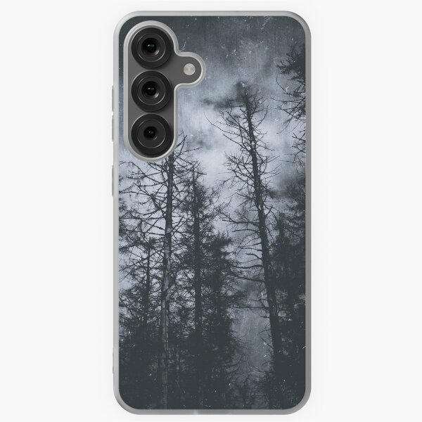 They Keep Calling Me // Dark Academia Moody Forest With Dead Souls Cascadia Trees Covered In Magic Moonlight Samsung Galaxy Soft Case
