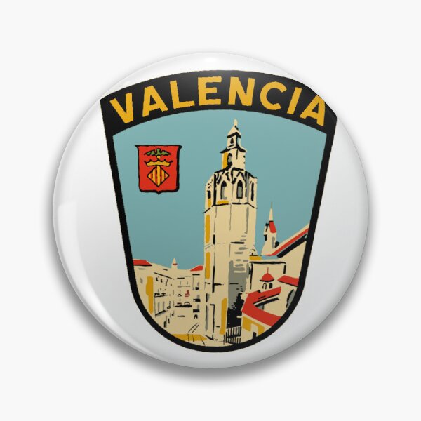 Artikelvorschau, Valencia Spanien Vintage-Stil entworfen und verkauft von Decal Mania.