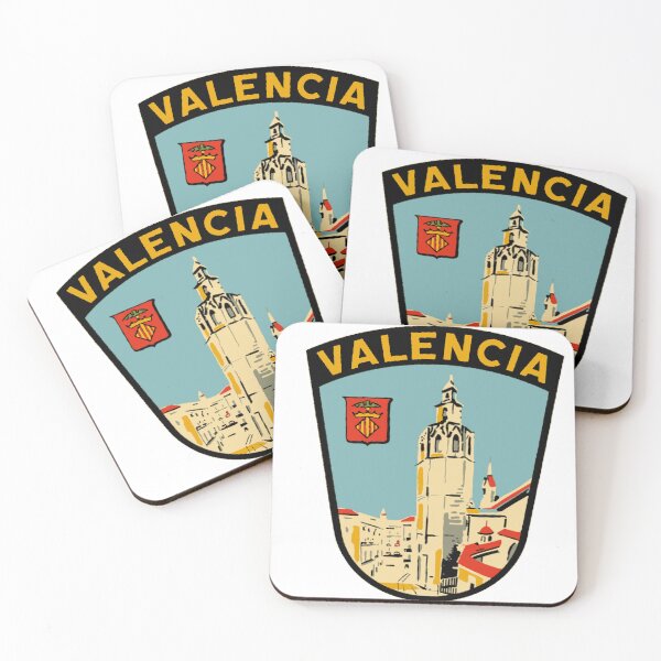 Artikelvorschau, Valencia Spanien Vintage-Stil entworfen und verkauft von Decal Mania.