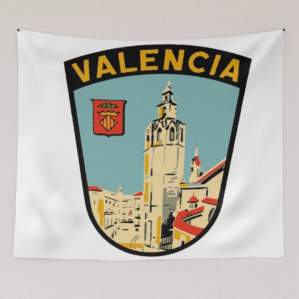 Item preview, Valencia Spain Vintage Style designed and sold by Decal Mania.